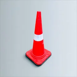 Traffic cones with rubber base Dubai