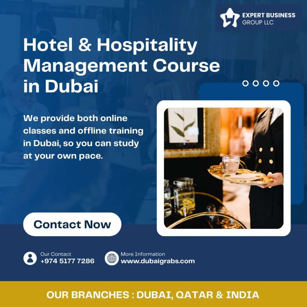 Hotel & Hospitality Management Course in Dubai
